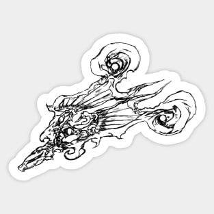 Wind dragon Sticker